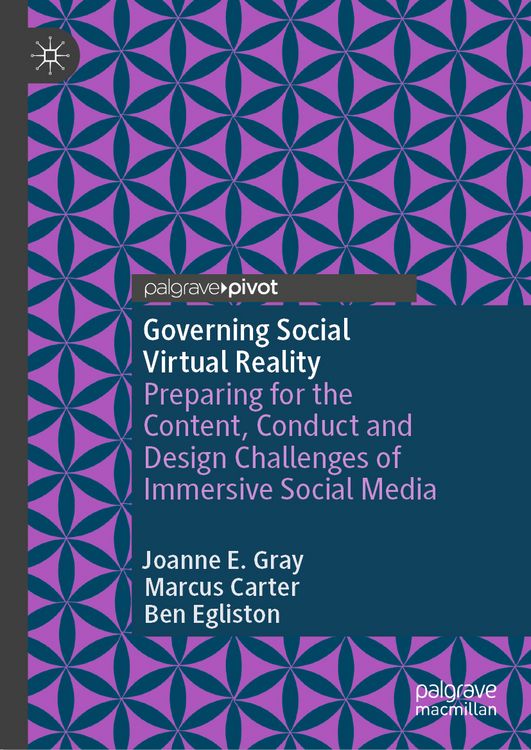 Produktbild: Governing Social Virtual Reality