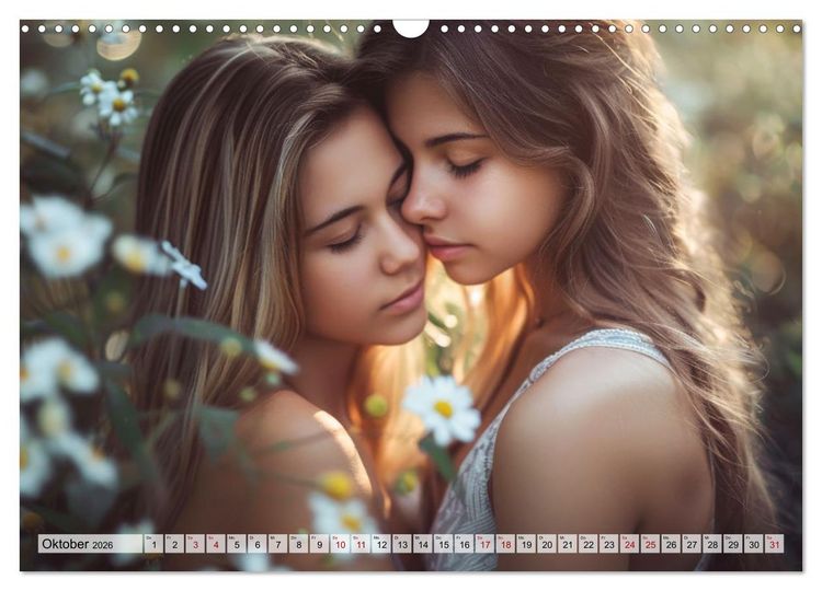 Produktbild: Farben der Liebe: Bunte Vielfalt des Herzens (Wandkalender 2026 DIN A3 quer), CALVENDO Monatskalender