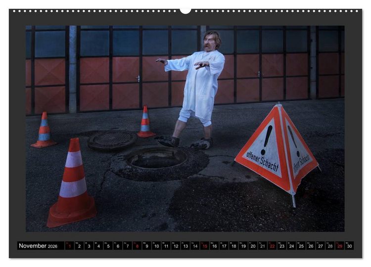 Produktbild: GSCHEIT BLED - Humorfotografie (hochwertiger Premium Wandkalender 2026 DIN A2 quer), Kunstdruck in Hochglanz