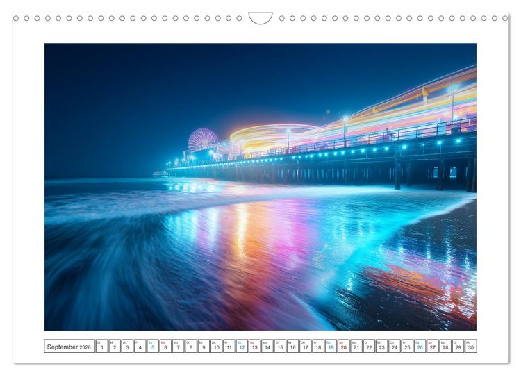 Produktbild: Farbst&uuml;rme der Nacht (Wandkalender 2026 DIN A3 quer), CALVENDO Monatskalender