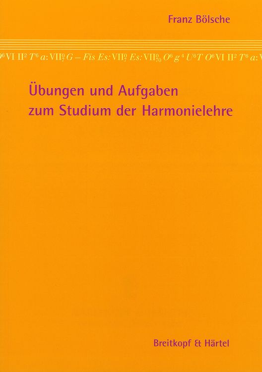 Produktbild: &Uuml;bungen und Aufgaben zum Studium der Harmonielehre
