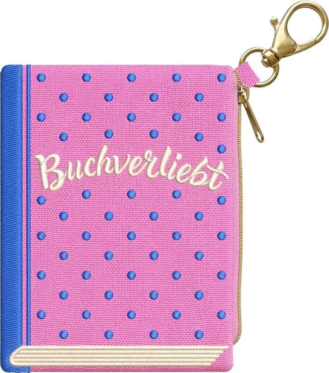Produktbild: Buchverliebt Besticktes T&auml;schchen, Buchverliebt