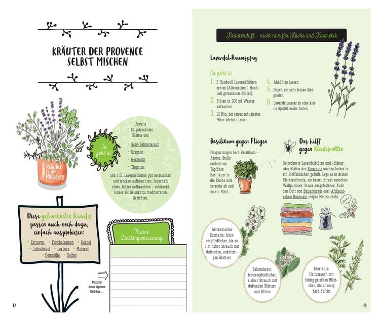 Produktbild: Mein Kr&auml;uter-Jahr - Das informative Bullet Journal - Monat f&uuml;r Monat