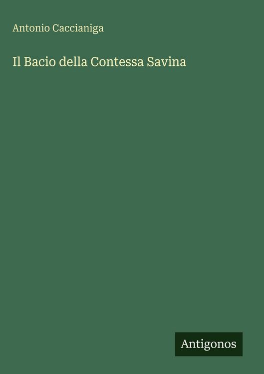 Produktbild: Il Bacio della Contessa Savina