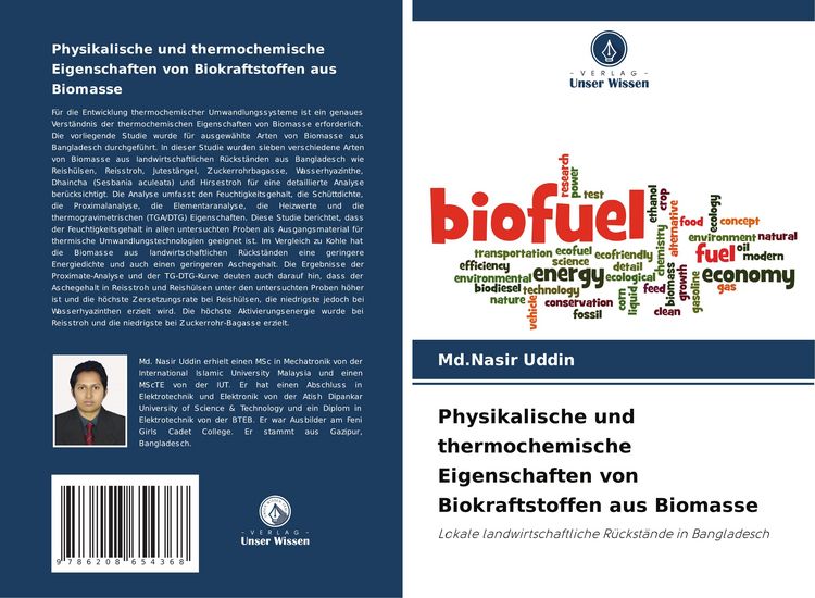 Produktbild: Physikalische und thermochemische Eigenschaften von Biokraftstoffen aus Biomasse