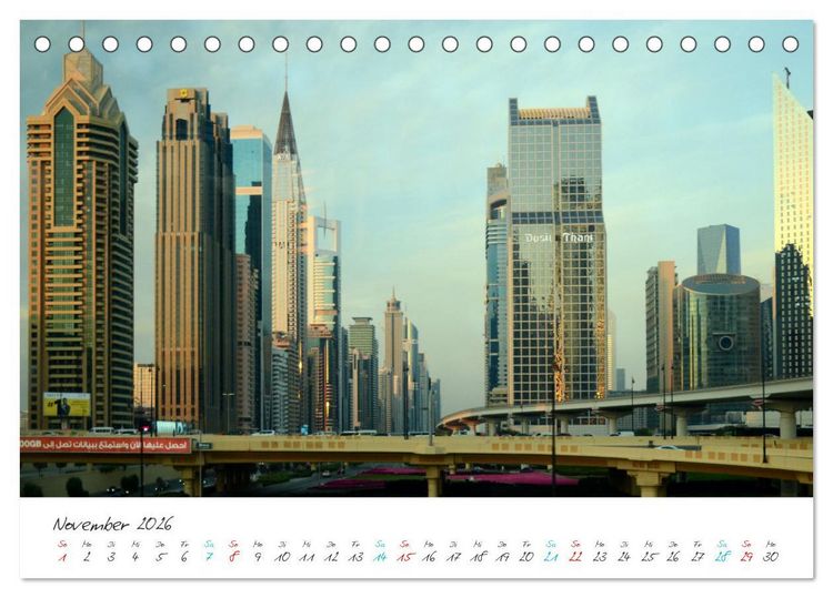 Produktbild: Dubai, die Stadt der Superlative. (Tischkalender 2026 DIN A5 quer), CALVENDO Monatskalender