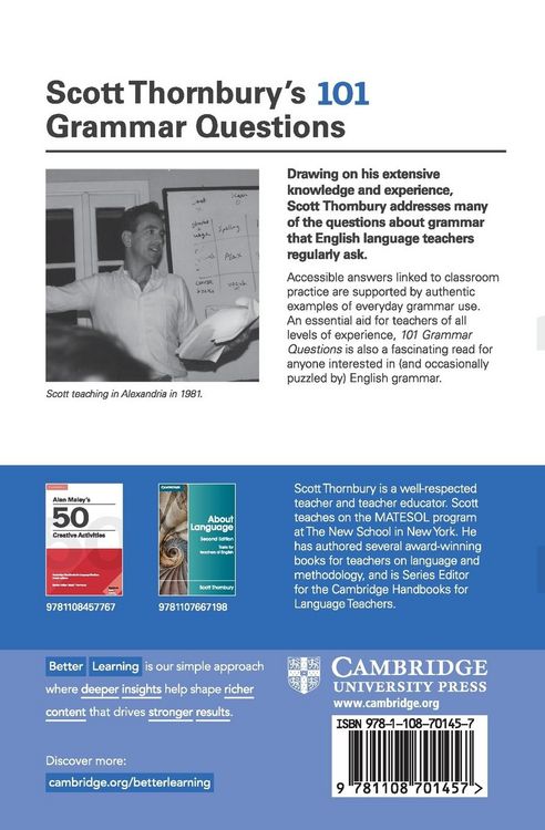 Produktbild: Scott Thornbury's 101 Grammar Questions Pocket Editions