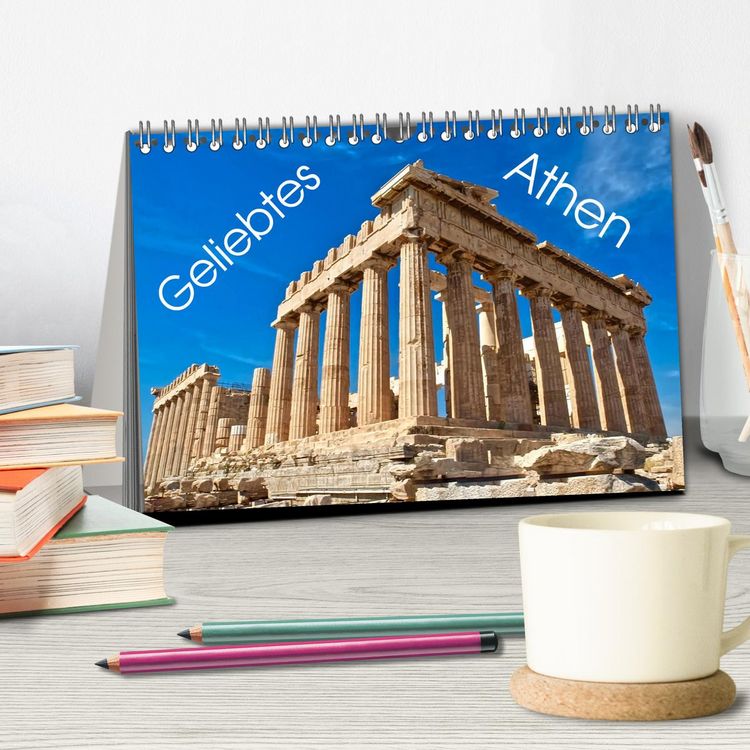 Produktbild: Geliebtes Athen (Tischkalender 2026 DIN A5 quer), CALVENDO Monatskalender