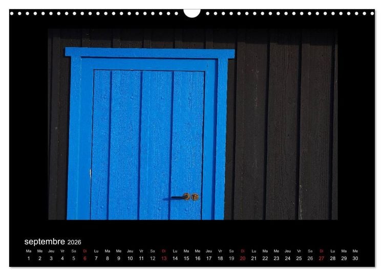 Produktbild: Les Cabanes d'Ol&eacute;ron (Calendrier mural 2026 DIN A3 vertical), CALVENDO calendrier mensuel
