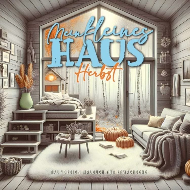 Produktbild: Mein kleines Haus Herbst Malbuch f&uuml;r Erwachsene