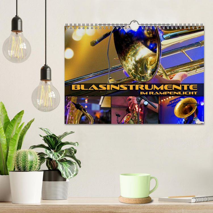 Produktbild: Blasinstrumente im Rampenlicht (Wandkalender 2026 DIN A4 quer), CALVENDO Monatskalender