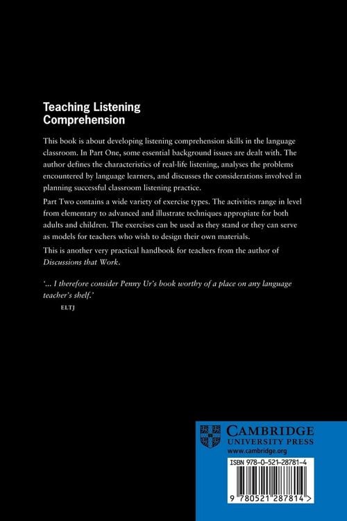 Produktbild: Teaching Listening Comprehension
