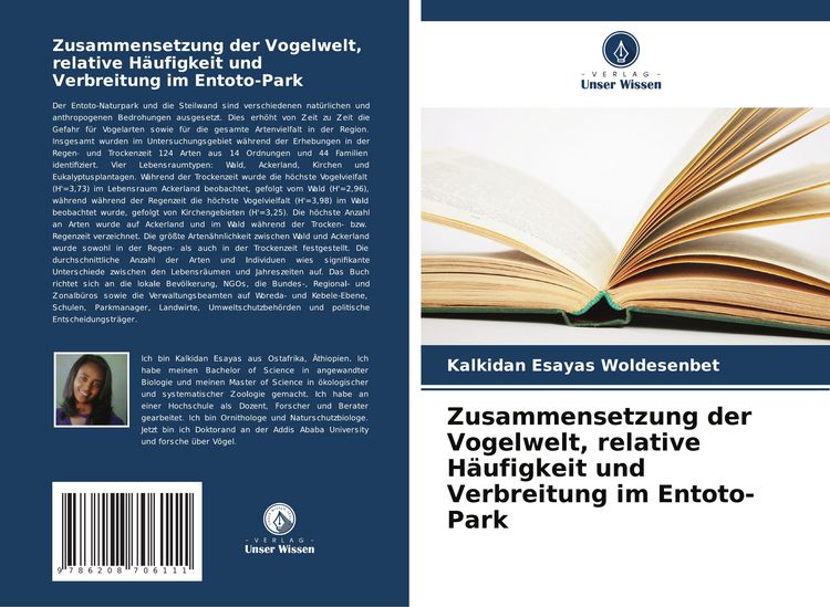 Produktbild: Zusammensetzung der Vogelwelt, relative H&auml;ufigkeit und Verbreitung im Entoto-Park