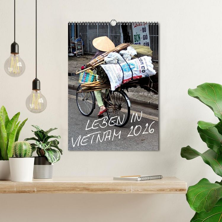 Produktbild: Leben in Vietnam 2026 (Wandkalender 2026 DIN A3 hoch), CALVENDO Monatskalender