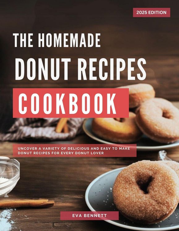 Produktbild: Homemade Donut Recipes Cookbook: Uncover a Variety of Delicious and Easy to Make Donut Recipes for Every Donut Lover (Baking and Dessert Recipes Made