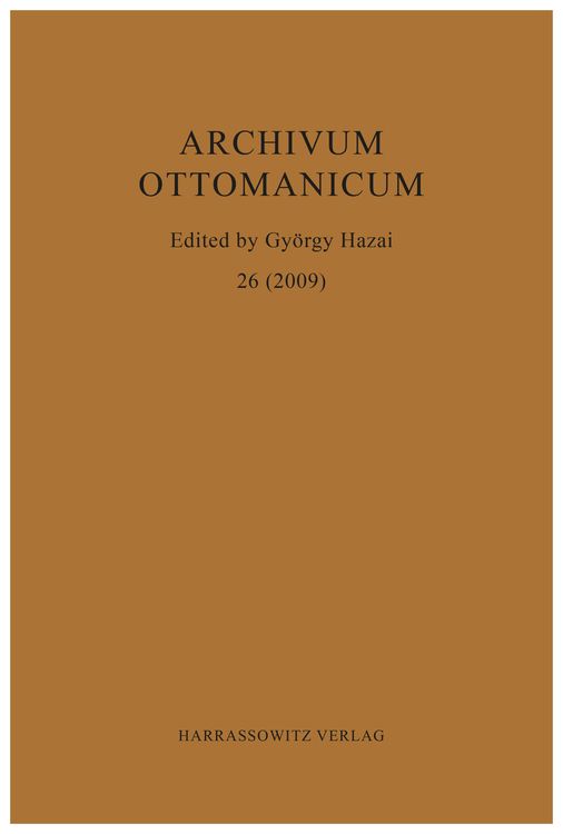 Produktbild: Archivum Ottomanicum 26 (2009)