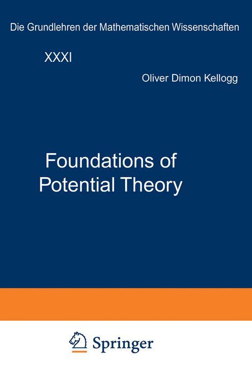 Produktbild: Foundations of Potential Theory