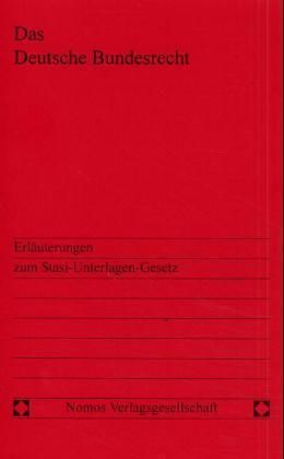 Produktbild: Erl&auml;uterungen zum Stasi-Unterlagen-Gesetz