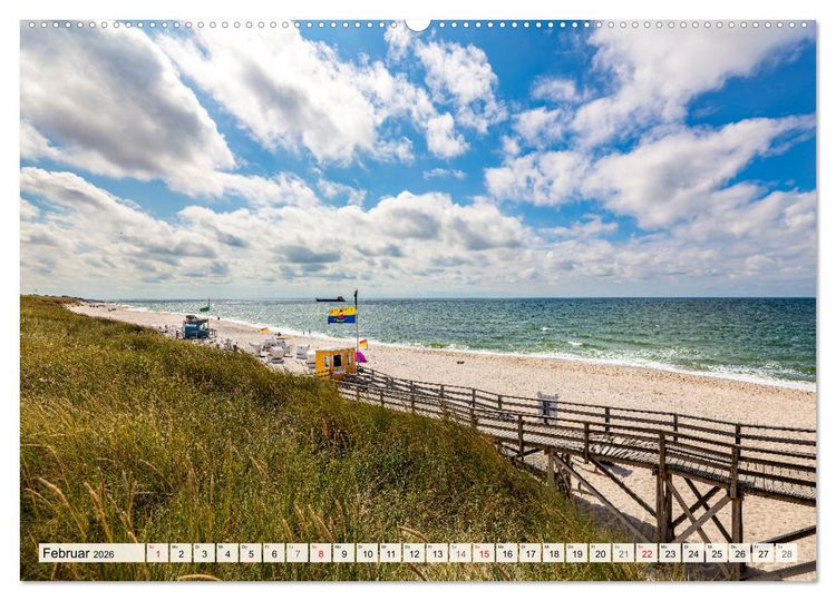 Produktbild: Insel Sylt - Fantastische Momente (Wandkalender 2026 DIN A2 quer), CALVENDO Monatskalender