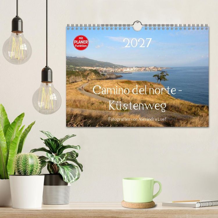 Produktbild: Camino del norte - K&uuml;stenweg (Wandkalender 2027 DIN A4 quer), CALVENDO Monatskalender