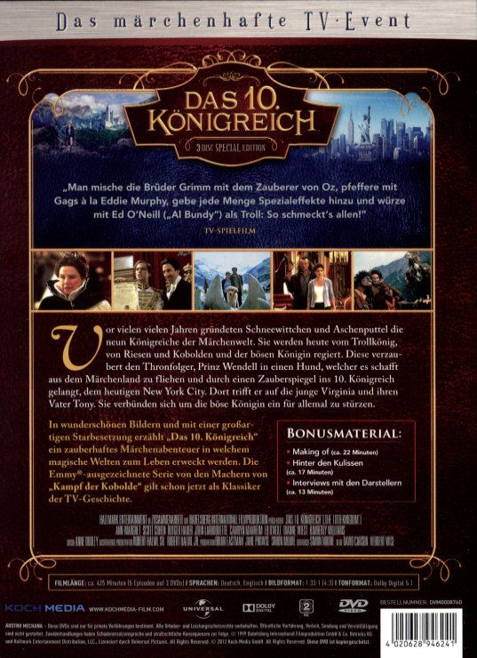 Produktbild: Das 10. K&ouml;nigreich [SE] [3 DVDs]