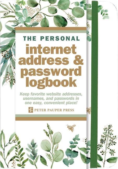Produktbild: Eucalyptus Internet Address & Password Logbook
