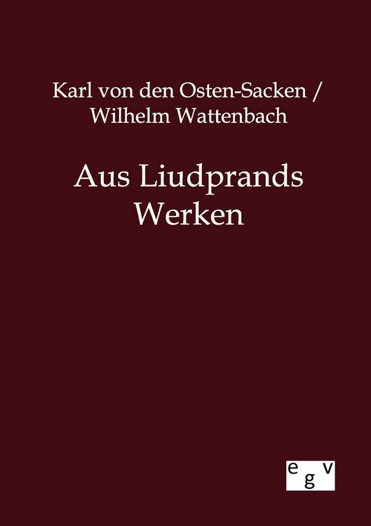 Produktbild: Aus Liudprands Werken