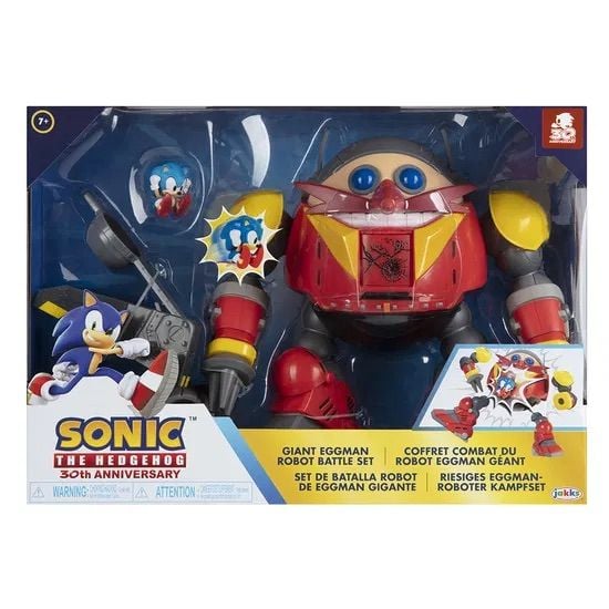 Produktbild: Sonic Riesen Dr. Eggmann Roboter Battle Set inkl. Figuren, 22 cm