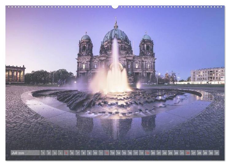 Produktbild: Berlin Citylights (hochwertiger Premium Wandkalender 2026 DIN A2 quer), Kunstdruck in Hochglanz