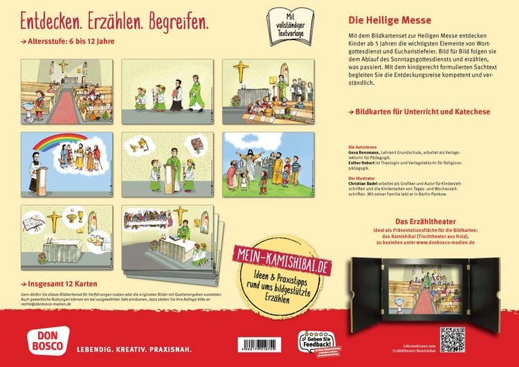 Produktbild: Die Heilige Messe. Kamishibai Bildkartenset.