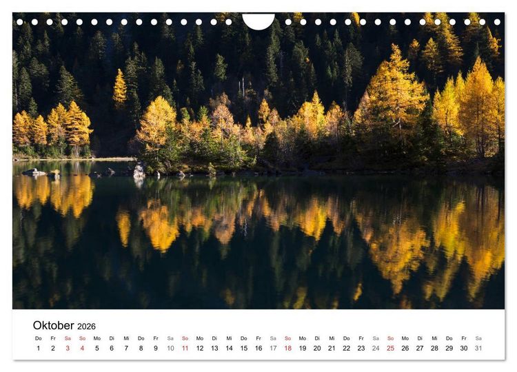Produktbild: BERGSEEN Schweizer Alpen (Wandkalender 2026 DIN A4 quer), CALVENDO Monatskalender