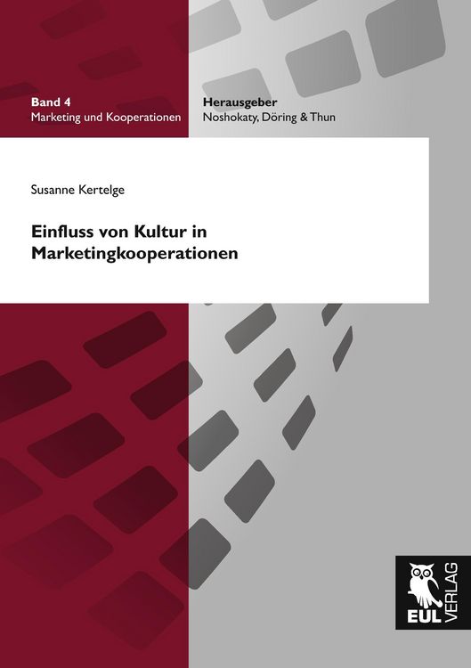 Produktbild: Einfluss von Kultur in Marketingkooperationen