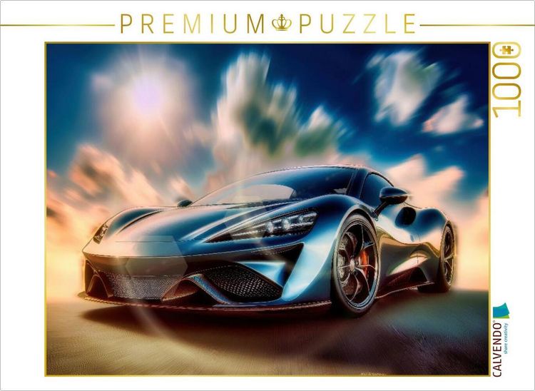 Produktbild: CALVENDO Puzzle Geboren f&uuml;r die &Uuml;berholspur. | 1000 Teile Lege-Gr&ouml;&szlig;e 64x48cm Foto-Puzzle f&uuml;r gl&uuml;ckliche Stunden