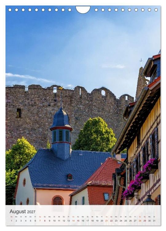 Produktbild: Lindenfels im Odenwald (Wandkalender 2027 DIN A4 hoch), CALVENDO Monatskalender