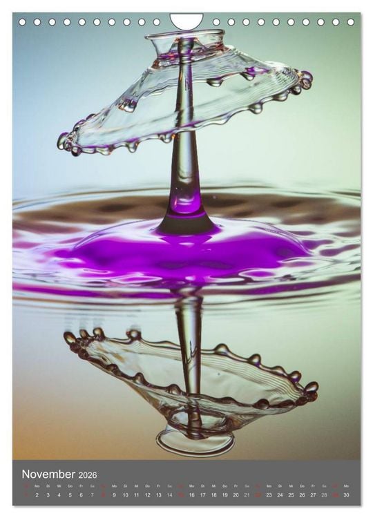 Produktbild: Liquid Art, Highspeed Tropfenfotografie (Wandkalender 2026 DIN A4 hoch), CALVENDO Monatskalender