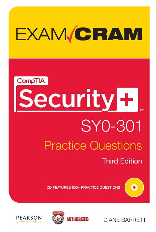 Produktbild: CompTIA Security+ SY0-301 Practice Questions Exam Cram