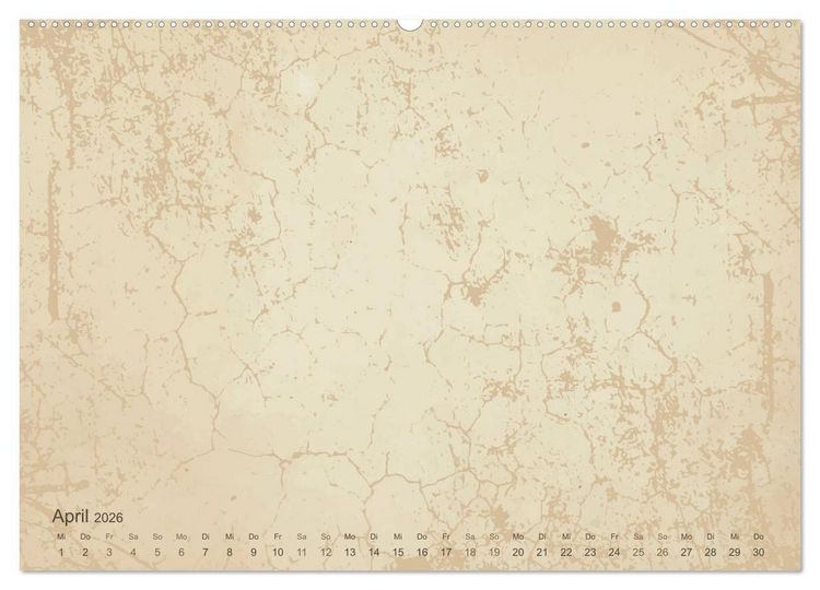 Produktbild: Vintage DIY Bastel-Kalender - Zum Selbstgestalten (Wandkalender 2026 DIN A2 quer), CALVENDO Monatskalender