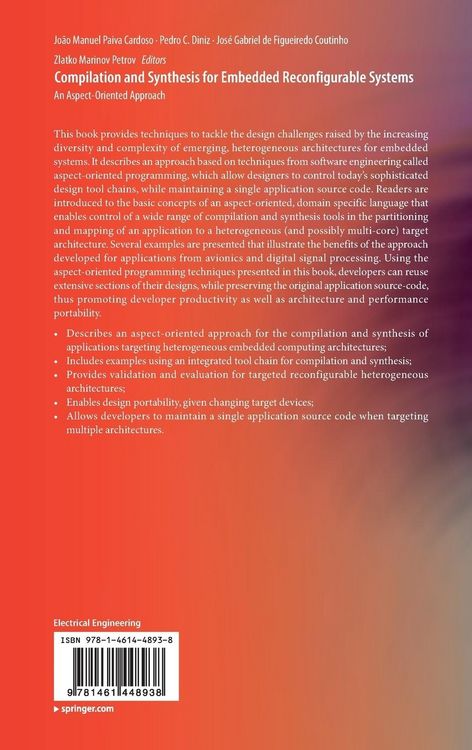 Produktbild: Compilation and Synthesis for Embedded Reconfigurable Systems
