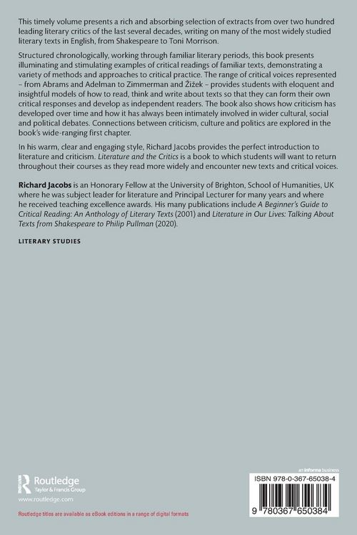 Produktbild: Literature and the Critics