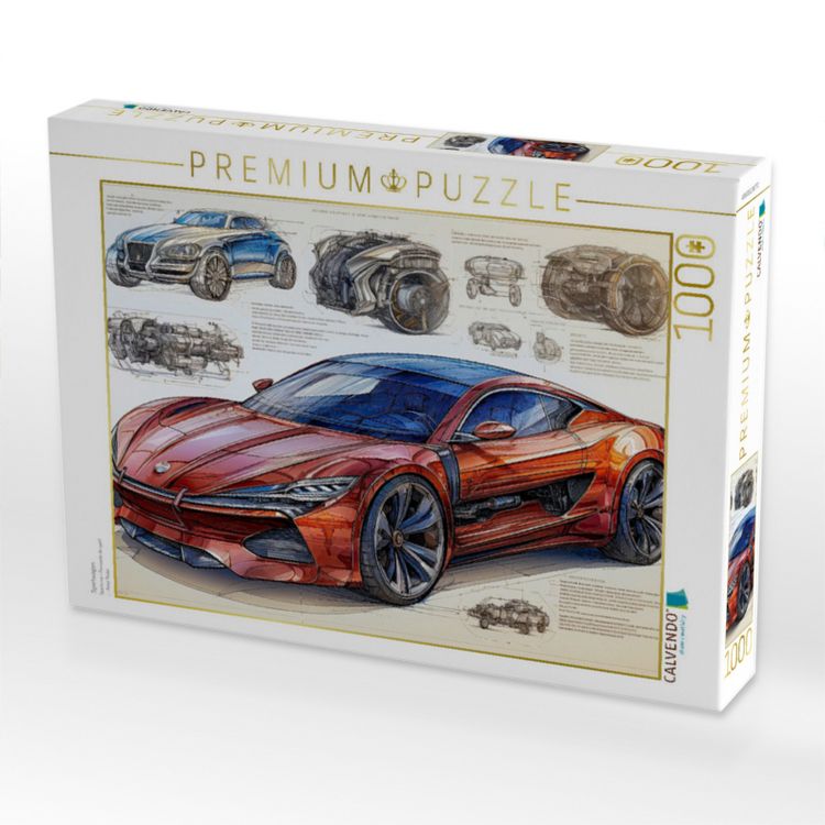 Produktbild: CALVENDO Puzzle Sportwagen | 1000 Teile Lege-Gr&ouml;&szlig;e 64x48cm Foto-Puzzle f&uuml;r gl&uuml;ckliche Stunden
