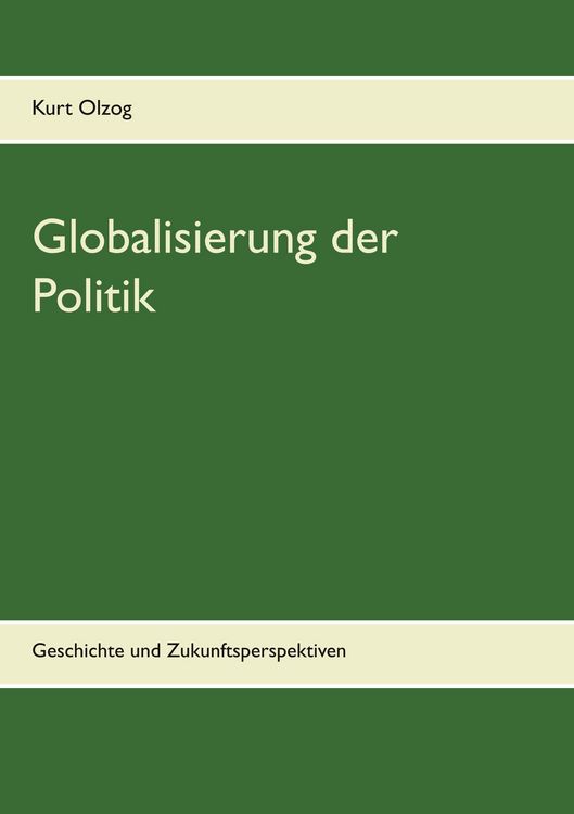 Produktbild: Globalisierung der Politik