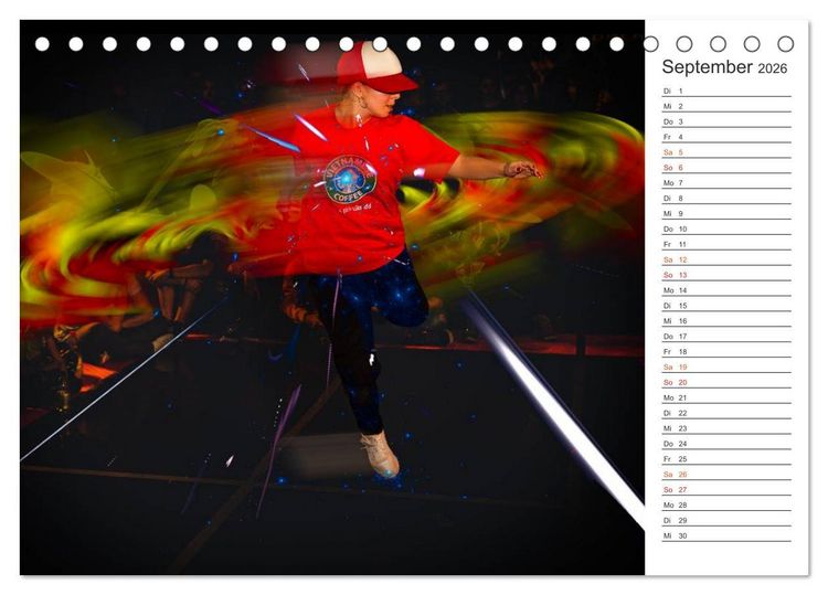 Produktbild: Break Dance B-boys & B-girls (Tischkalender 2026 DIN A5 quer), CALVENDO Monatskalender