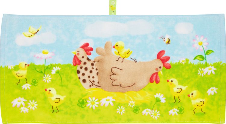 Produktbild: Zauberhandtuch / Fr&ouml;hliche H&uuml;hner