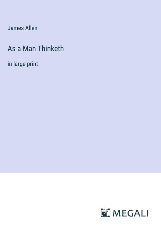 Produktbild: As a Man Thinketh