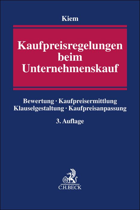 Produktbild: Kaufpreisregelungen beim Unternehmenskauf