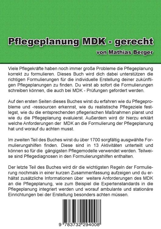 Produktbild: Pflegeplanung MDK - gerecht