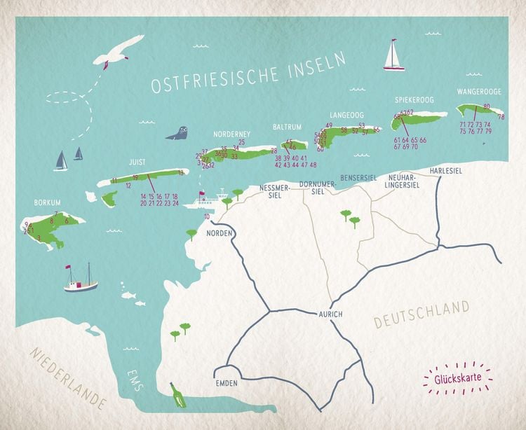 Produktbild: Gl&uuml;cksorte auf den Ostfriesischen Inseln