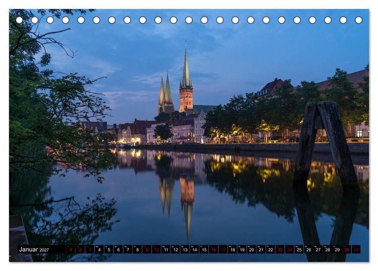 Produktbild: Deutsche Hansest&auml;dte (Tischkalender 2027 DIN A5 quer), CALVENDO Monatskalender