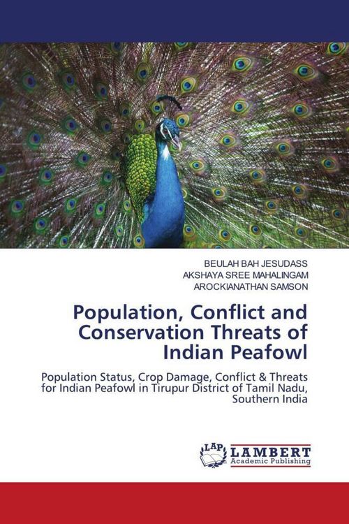 Produktbild: Population, Conflict and Conservation Threats of Indian Peafowl