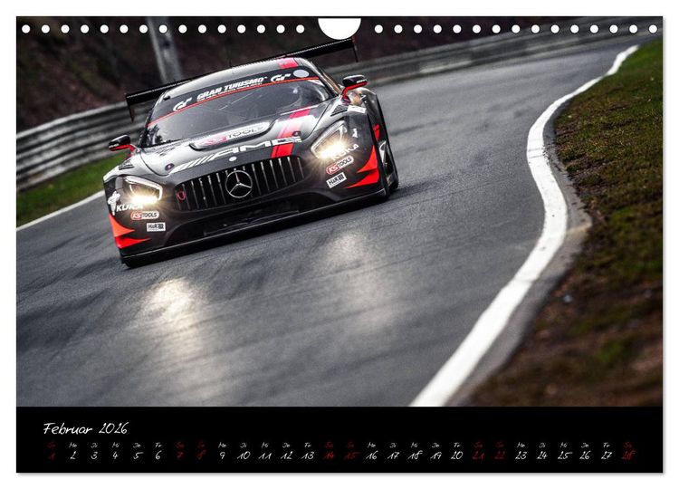 Produktbild: Emotions on Track - Langstreckenmeisterschaft am N&uuml;rburgring - GT3 (Wandkalender 2026 DIN A4 quer), CALVENDO Monatskalender